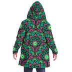 Green Red East Serenity Cloak-Microfleece Cloak - AOP