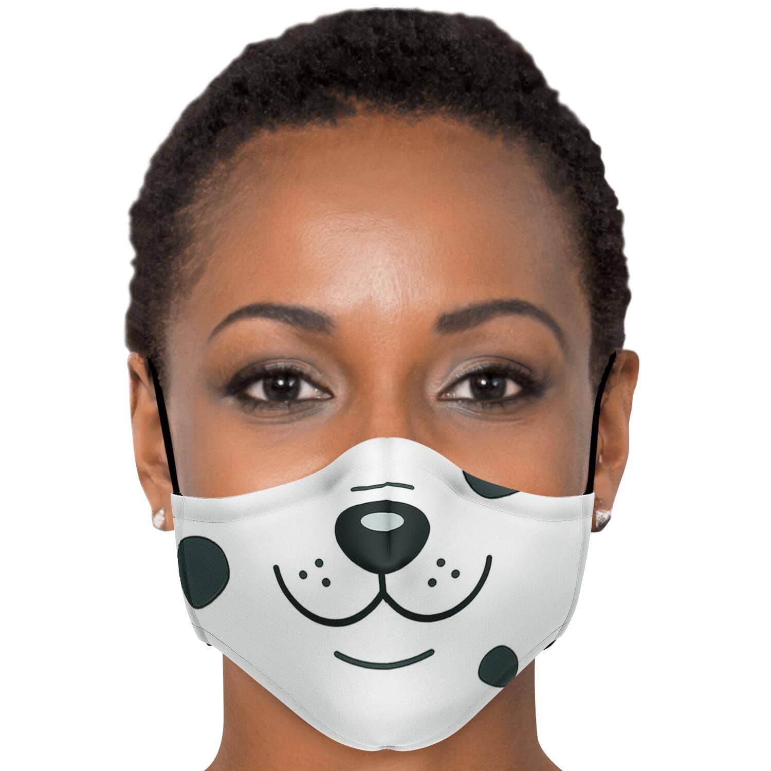 Spotted Doggie Face Mask-Fashion Face Mask - AOP