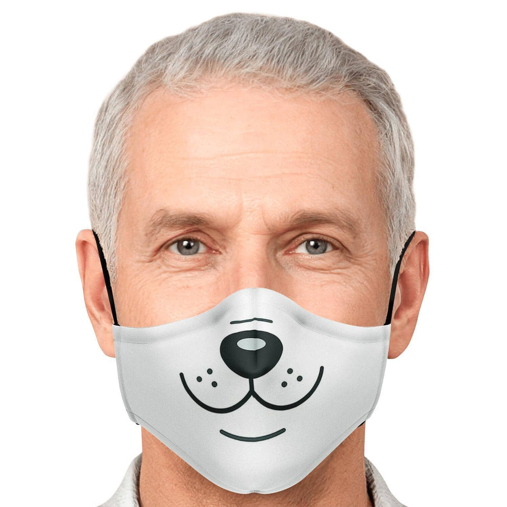 Doggie Smile Fask Mask-Fashion Face Mask - AOP