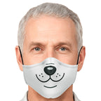 Doggie Smile Fask Mask-Fashion Face Mask - AOP