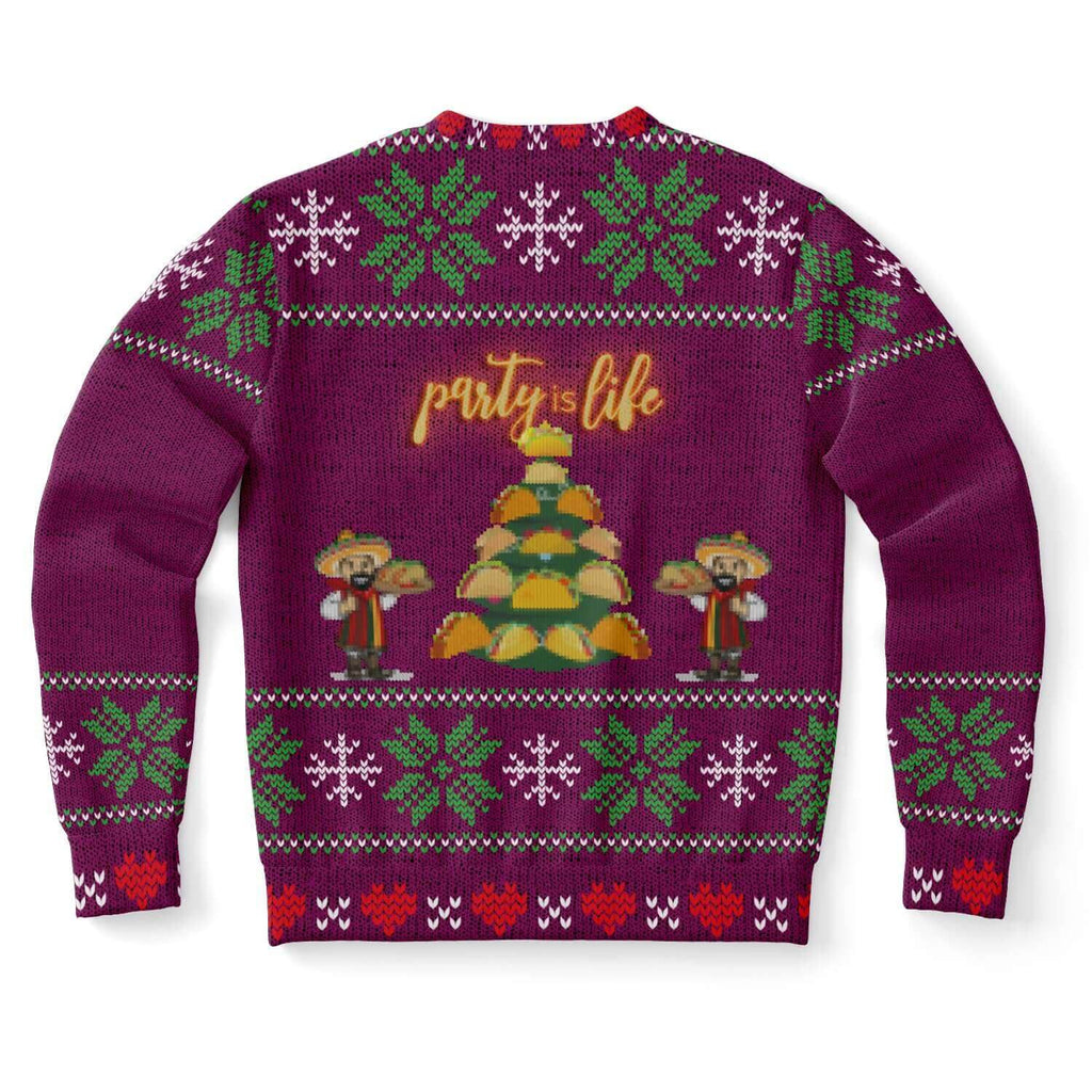 'A Taco Christmas' Ugly Christmas Sweater-Ugly Christmas Sweater