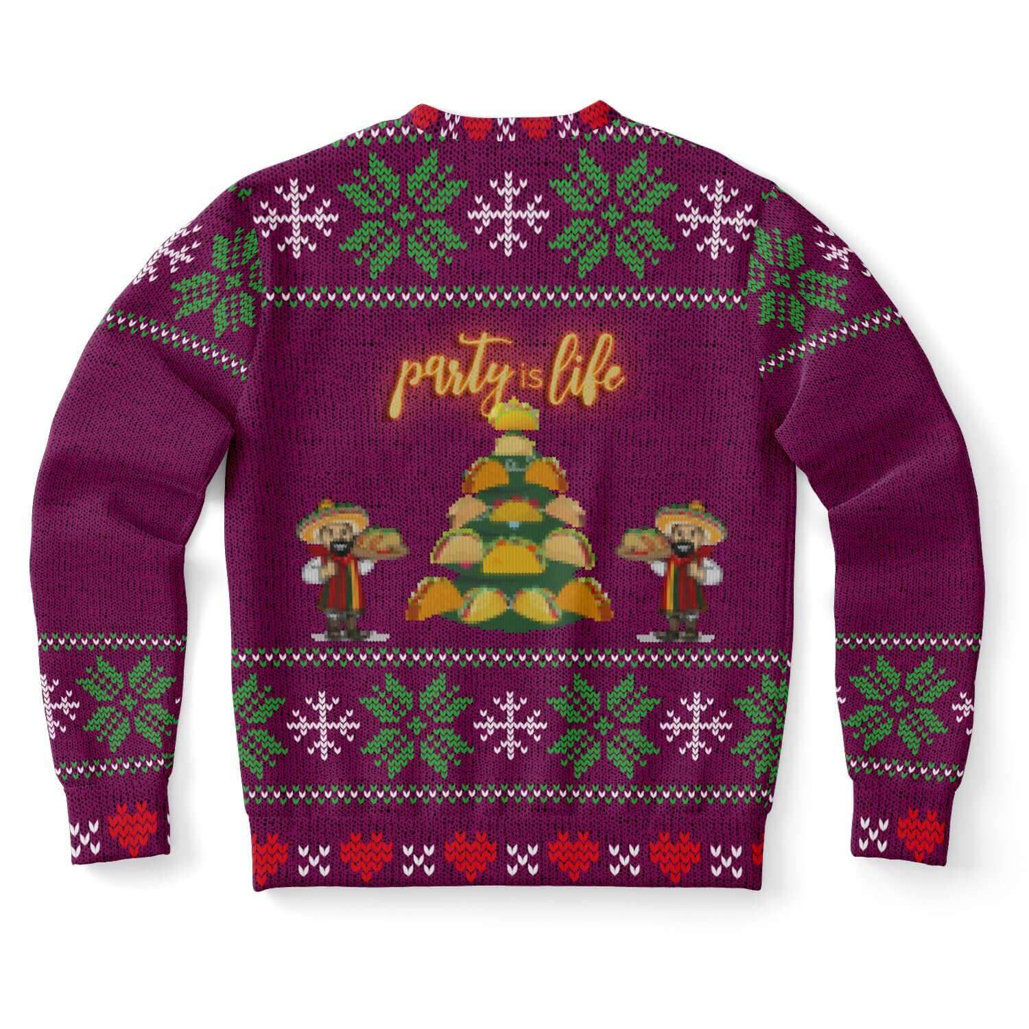 'A Taco Christmas' Ugly Christmas Sweater-Ugly Christmas Sweater