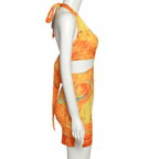 Backless Summer Bodycon Looped Dress-Dresses