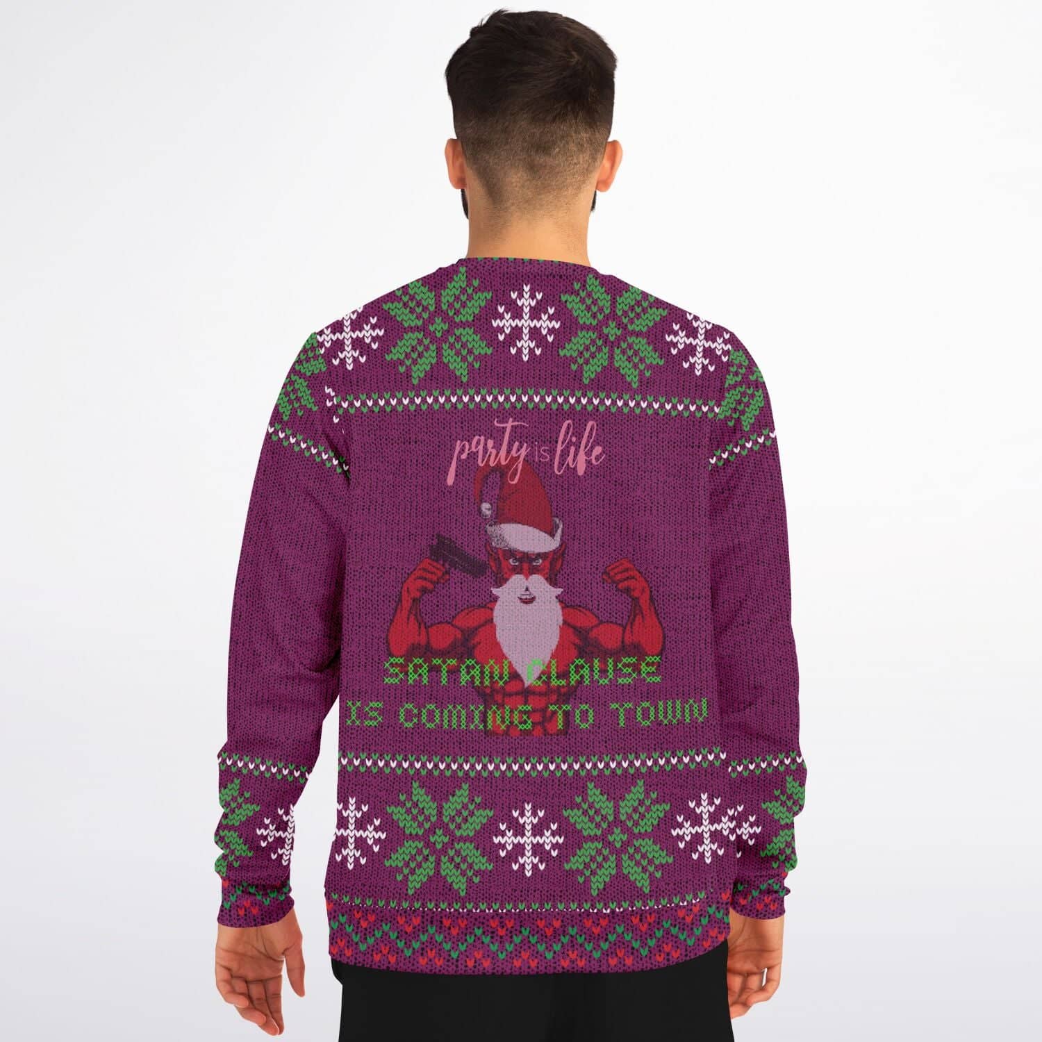 Satan Clause Ugly Christmas Sweater