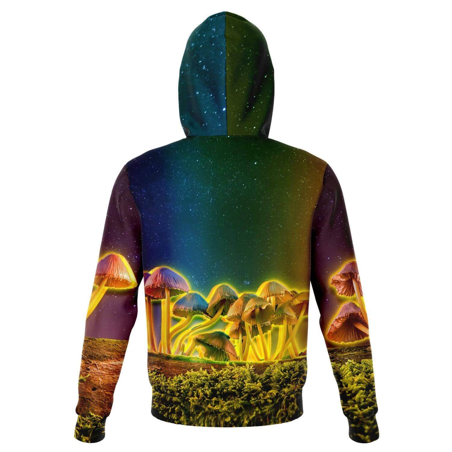 Mushroom Glow Hoodie-Hoodies