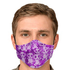 Pink Axolitl Party Printed Face Mask-Fashion Face Mask - AOP