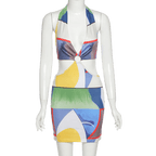 Backless Summer Bodycon Looped Dress-Dresses