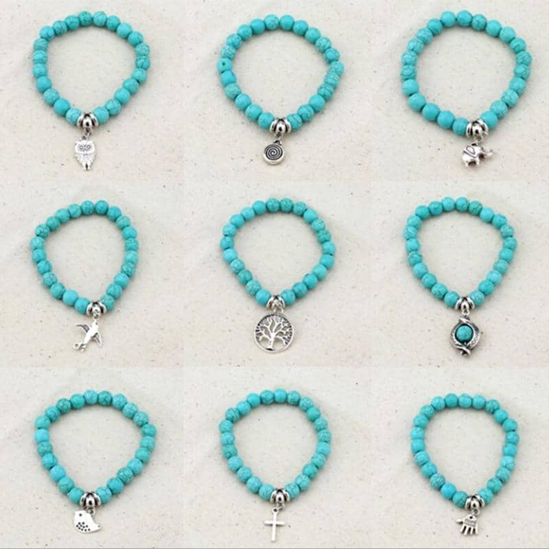 Boho Charm Bead Bracelets-Jewelry
