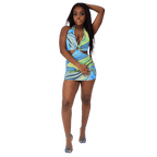 Backless Summer Bodycon Looped Dress-Dresses