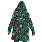 Green Red East Serenity Cloak-Microfleece Cloak - AOP
