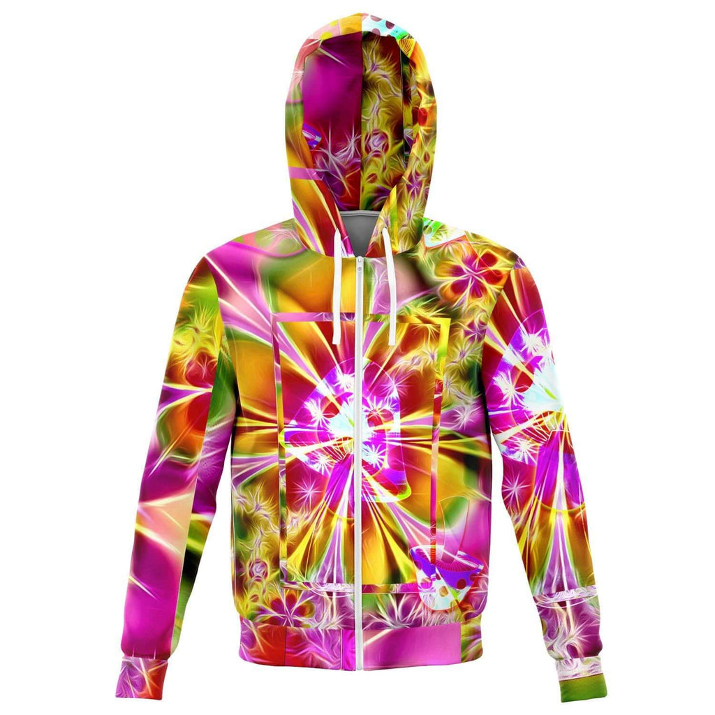 Mushroom Power Zip Hoodie