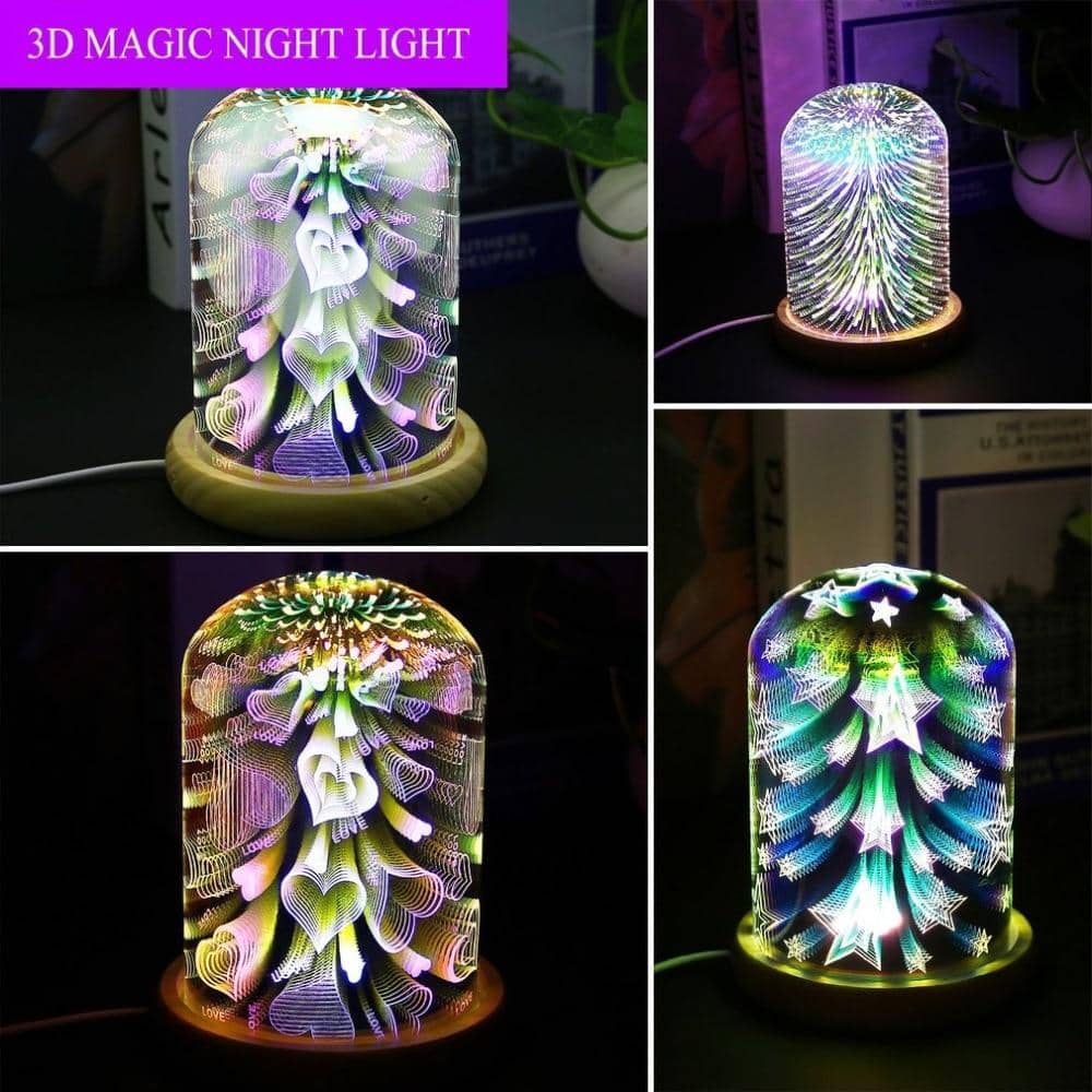 3D Glass Covered LED Lamp-Lights & LEDs