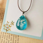 Handmade Natural Gypsophila Luminous Necklace-Jewelry