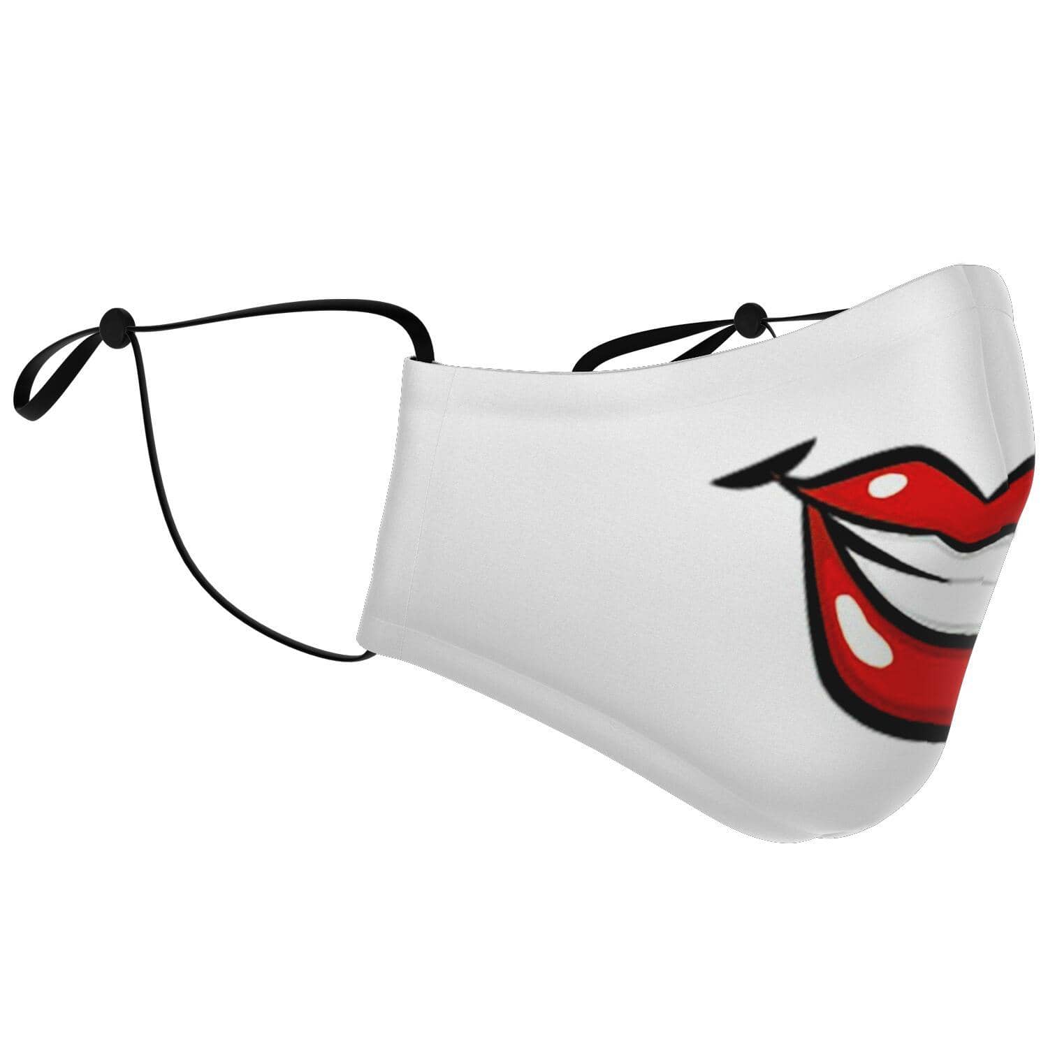 Big Smile Face Mask-Fashion Face Mask - AOP