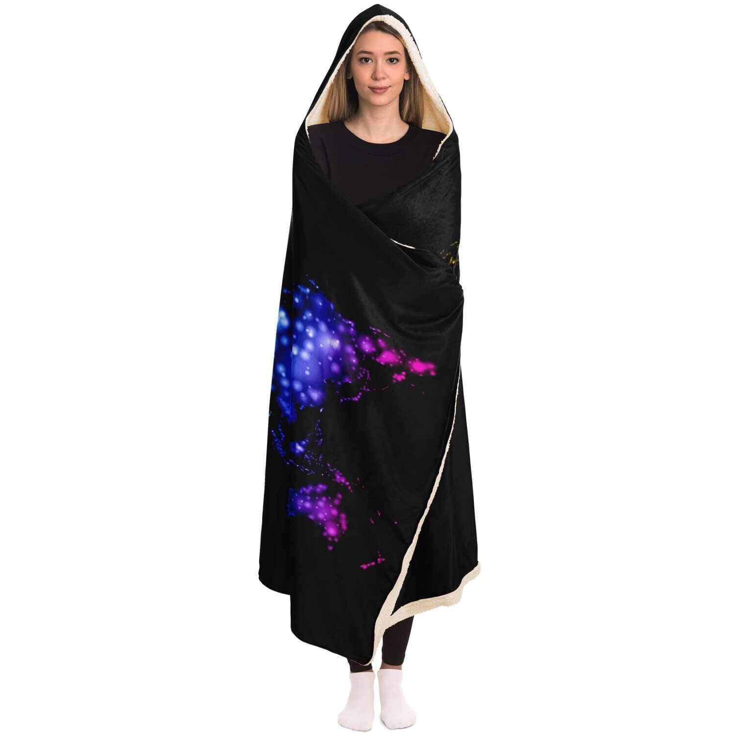 Party World Hooded Blanket-Hooded Blanket - AOP