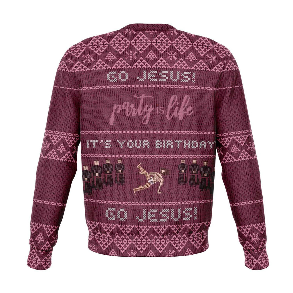 Go Jesus, It's your Birthday! Ugly Christmas Sweater-Ugly Christmas Sweater
