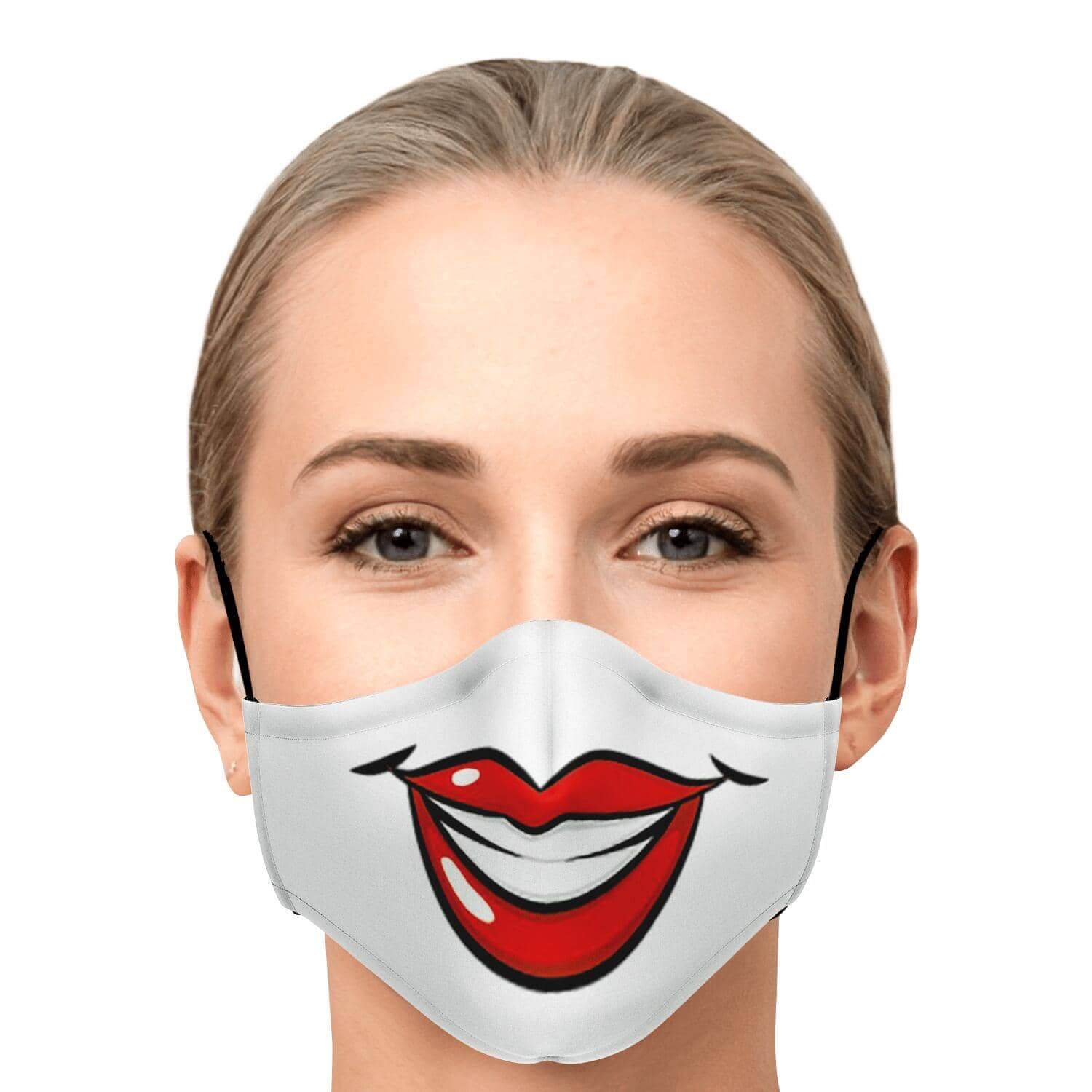 Big Smile Face Mask-Fashion Face Mask - AOP