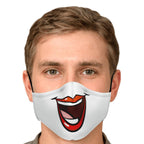 Huge Smile Fase Mask-Fashion Face Mask - AOP