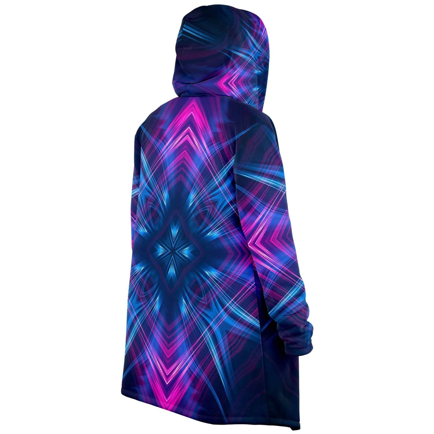Kaleidoscope Micromink Cloak-Microfleece Cloak - AOP
