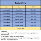 Mushroom Trance Tapestry-Decorative Tapestries