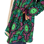 Green Red East Serenity Cloak-Microfleece Cloak - AOP