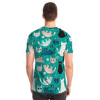 Green Cat Shirt-Shirt