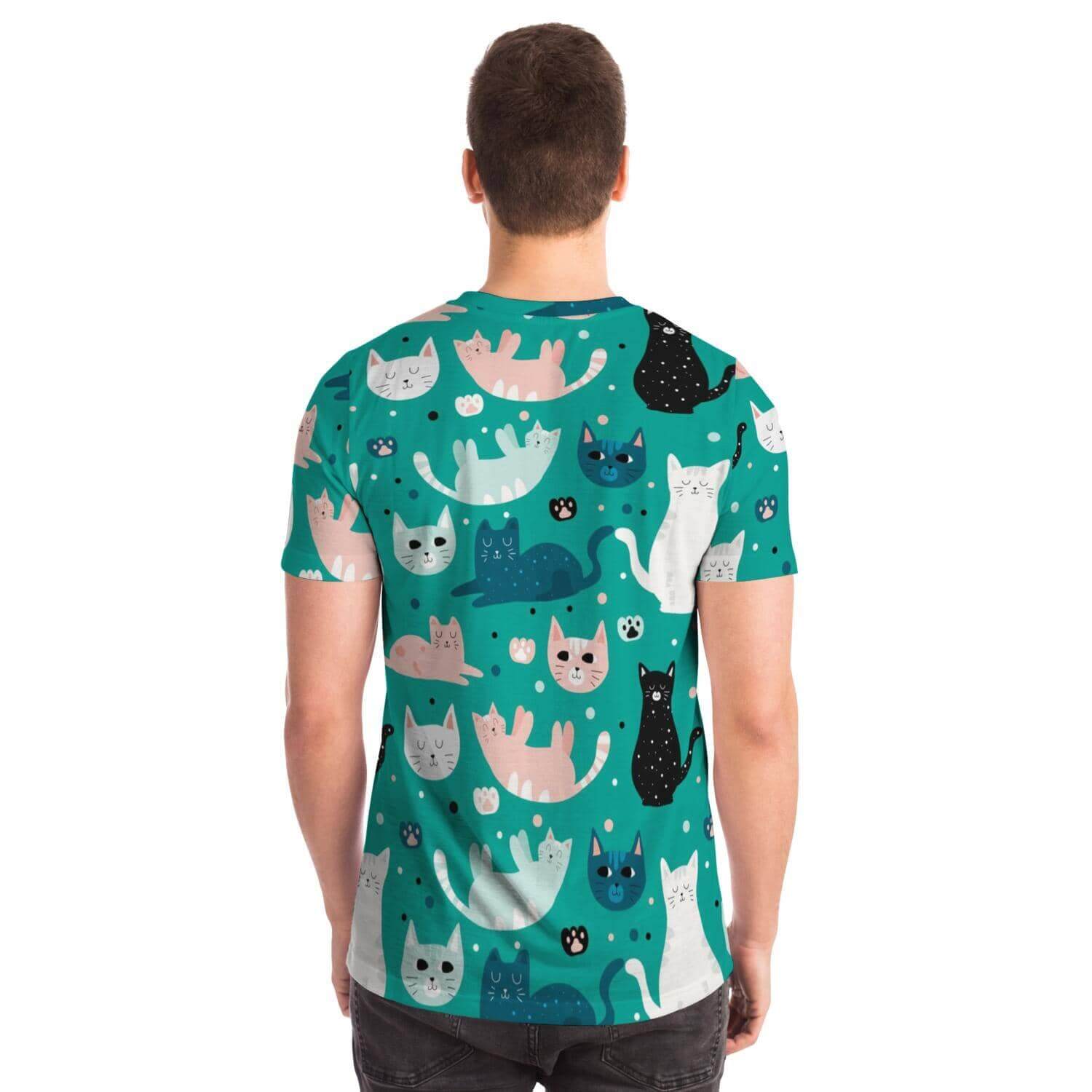 Green Cat Shirt-Shirt