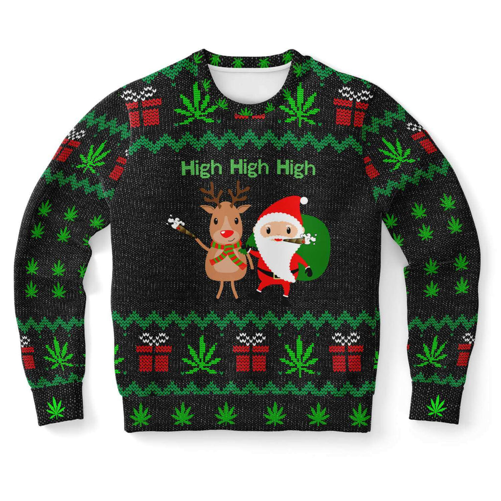 High High High Ugly Christmas Sweater-Ugly Christmas Sweater