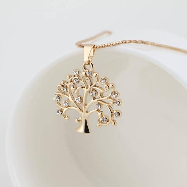 Tree Of Life /w Crystal Fruits-Jewelry