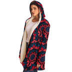 Red Blue East Serenity Cloak-Microfleece Cloak - AOP