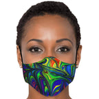 Abstract Colors Printed Face Mask-Fashion Face Mask - AOP