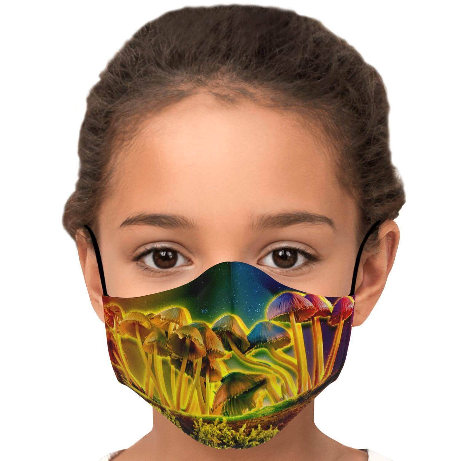 Mushroom Glow Printed Face Mask