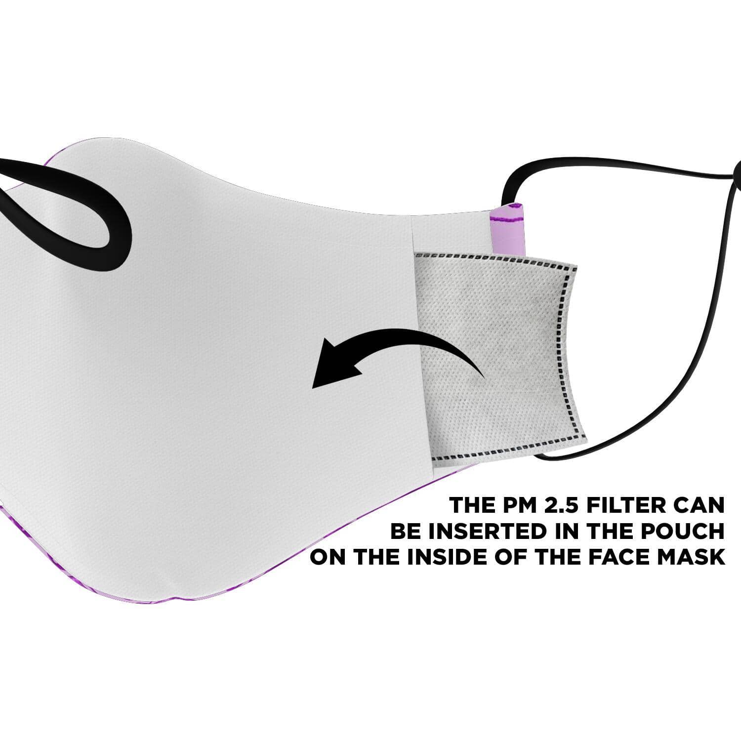 Pink Axolitl Party Printed Face Mask-Fashion Face Mask - AOP