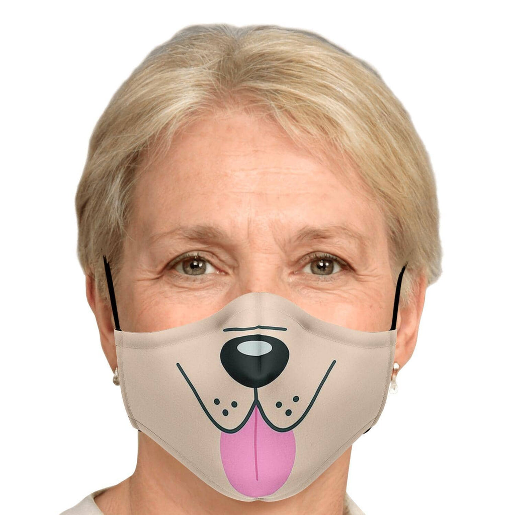 Dog Tongue Face Mask-Fashion Face Mask - AOP