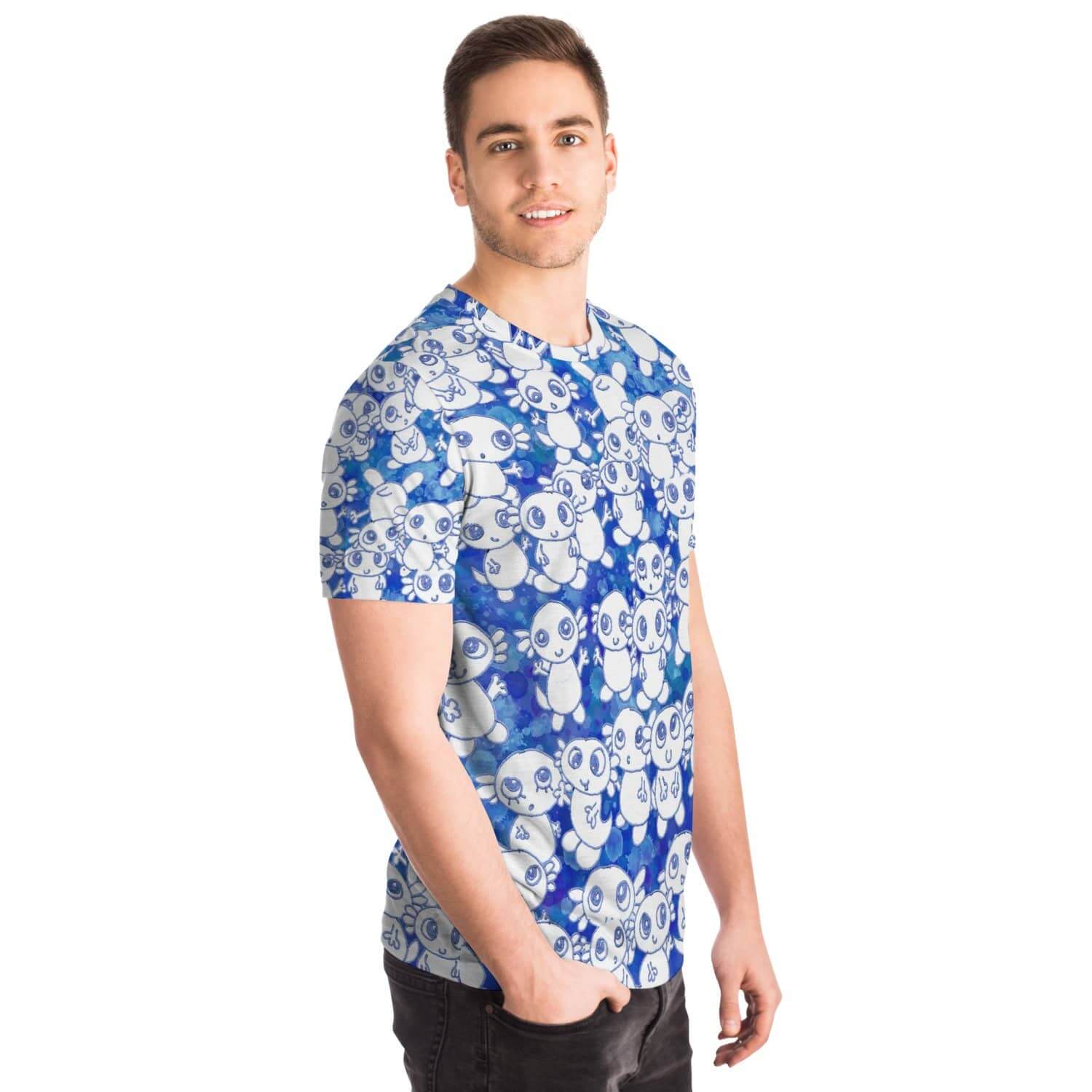 Blue Axoltl Party T Shirt-