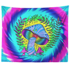 Mushroom Trance Tapestry-Decorative Tapestries