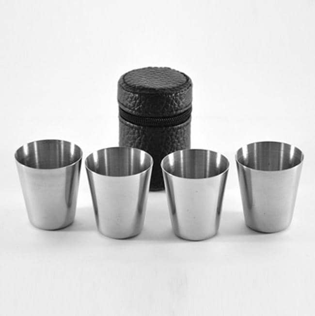 Stainless Steel Shot Glasses 4 Pieces-Drinkware Sets