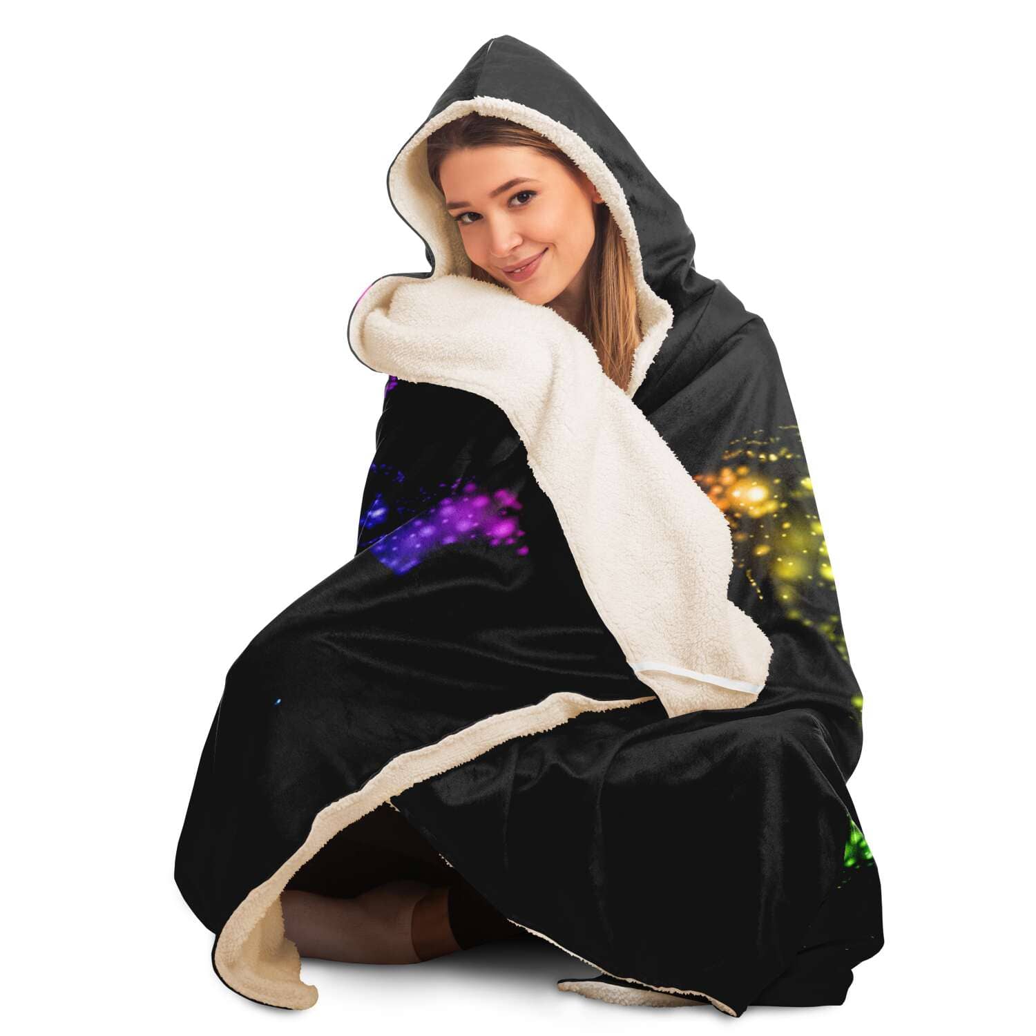 Party World Hooded Blanket-Hooded Blanket - AOP