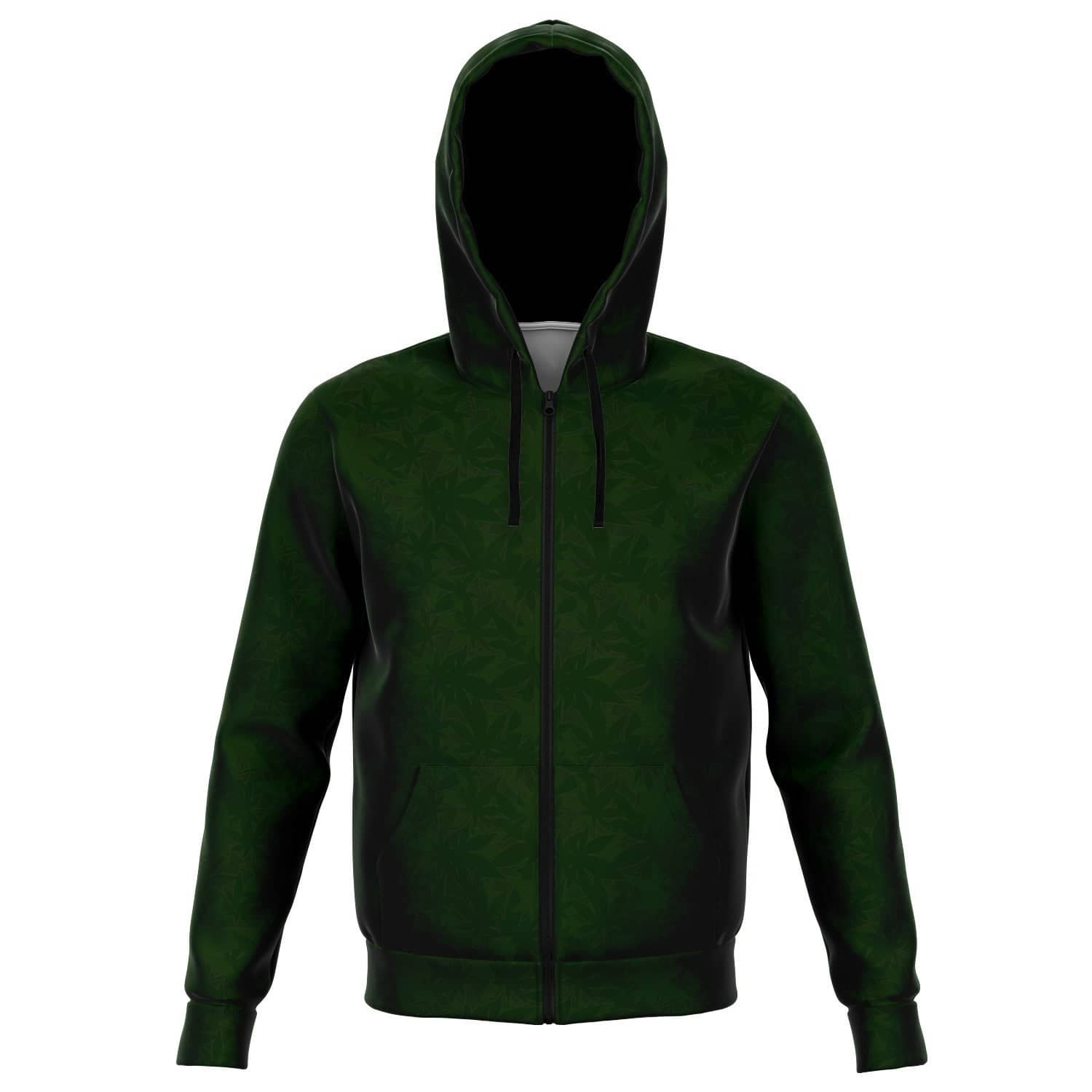 Black Buddha Strain Zip Hoodie