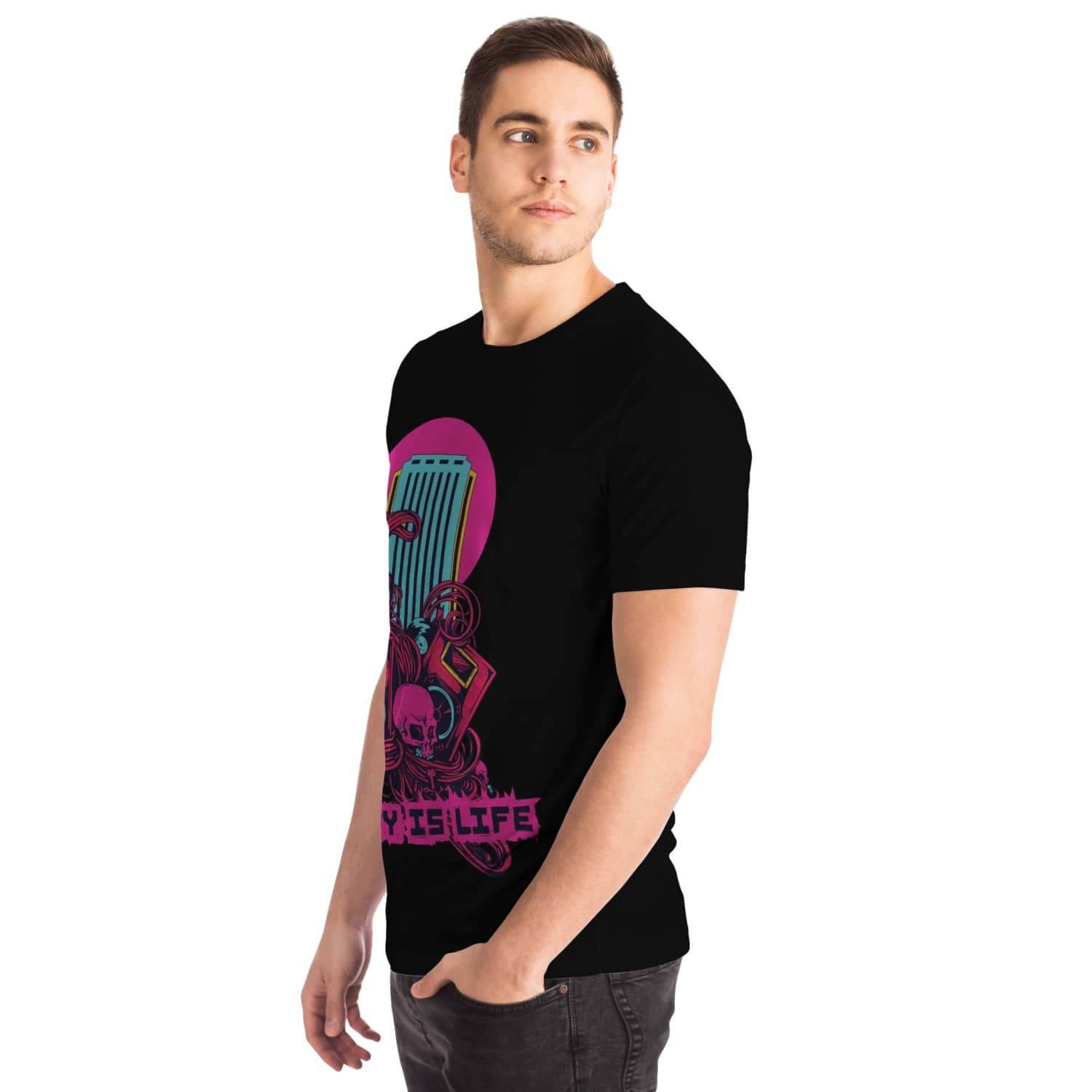 Black 'Till Party Do Us Part Unisex T-Shirt-Shirts & Tops