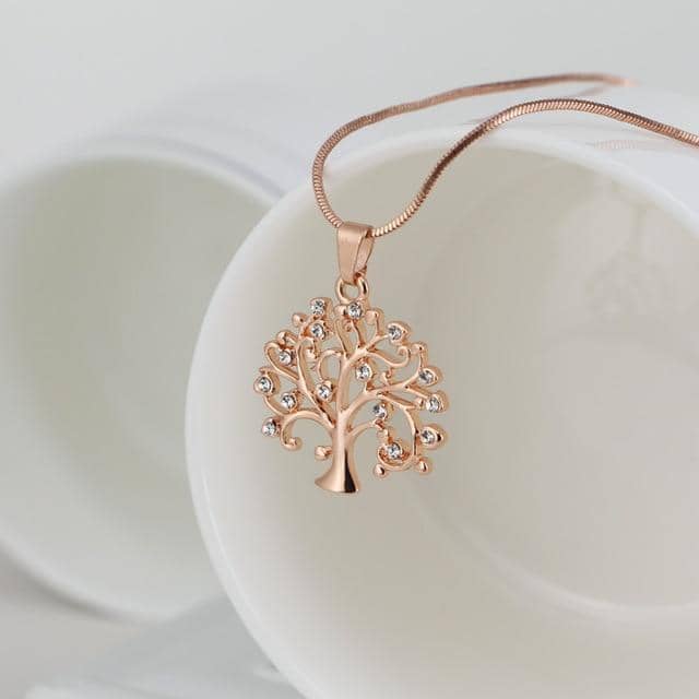 Tree Of Life /w Crystal Fruits-Jewelry