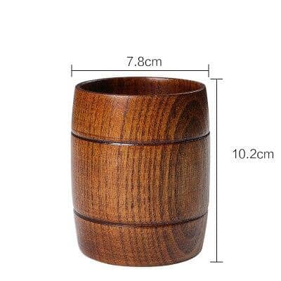 Jujube Wooden Cup Set-Drinkware Sets