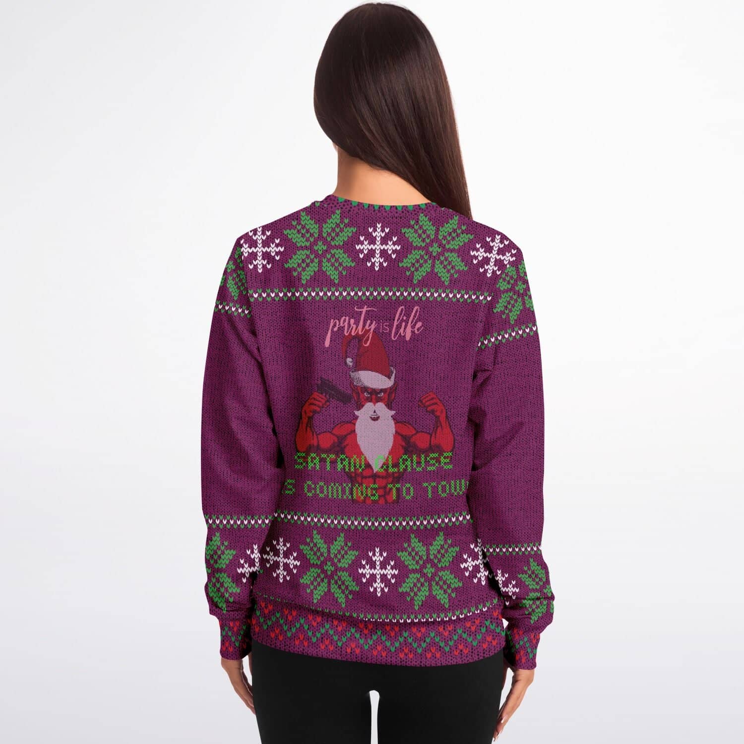 Satan Clause Ugly Christmas Sweater