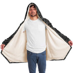 Metallic Mandala Sky Cloak-Microfleece Cloak - AOP