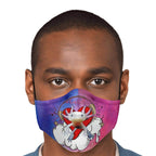 Axolitl the Partyin' Axolotl Printed Face Mask-Fashion Face Mask - AOP