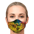 Mushroom Glow Printed Face Mask
