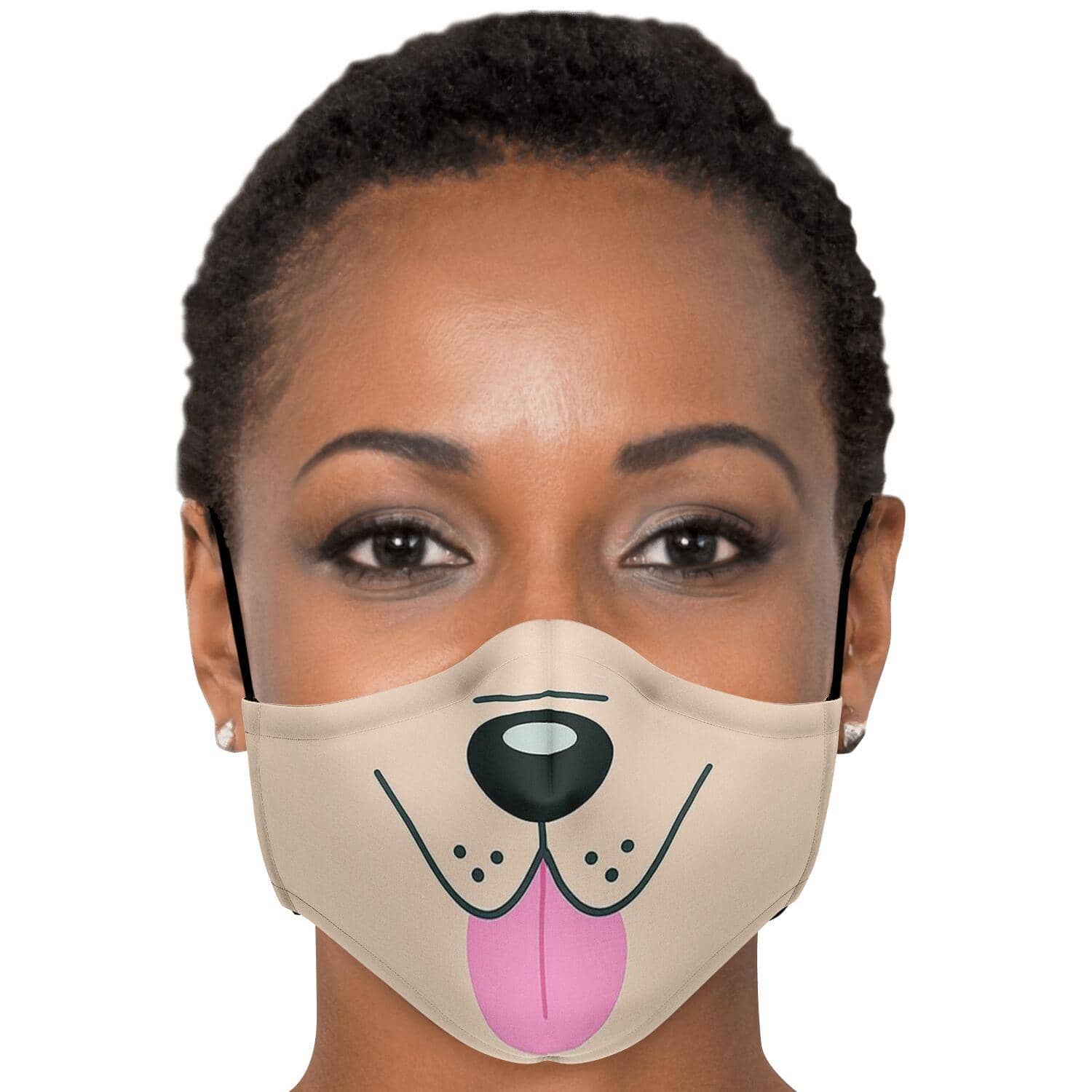 Dog Tongue Face Mask-Fashion Face Mask - AOP