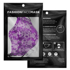 Pink Axolitl Party Printed Face Mask