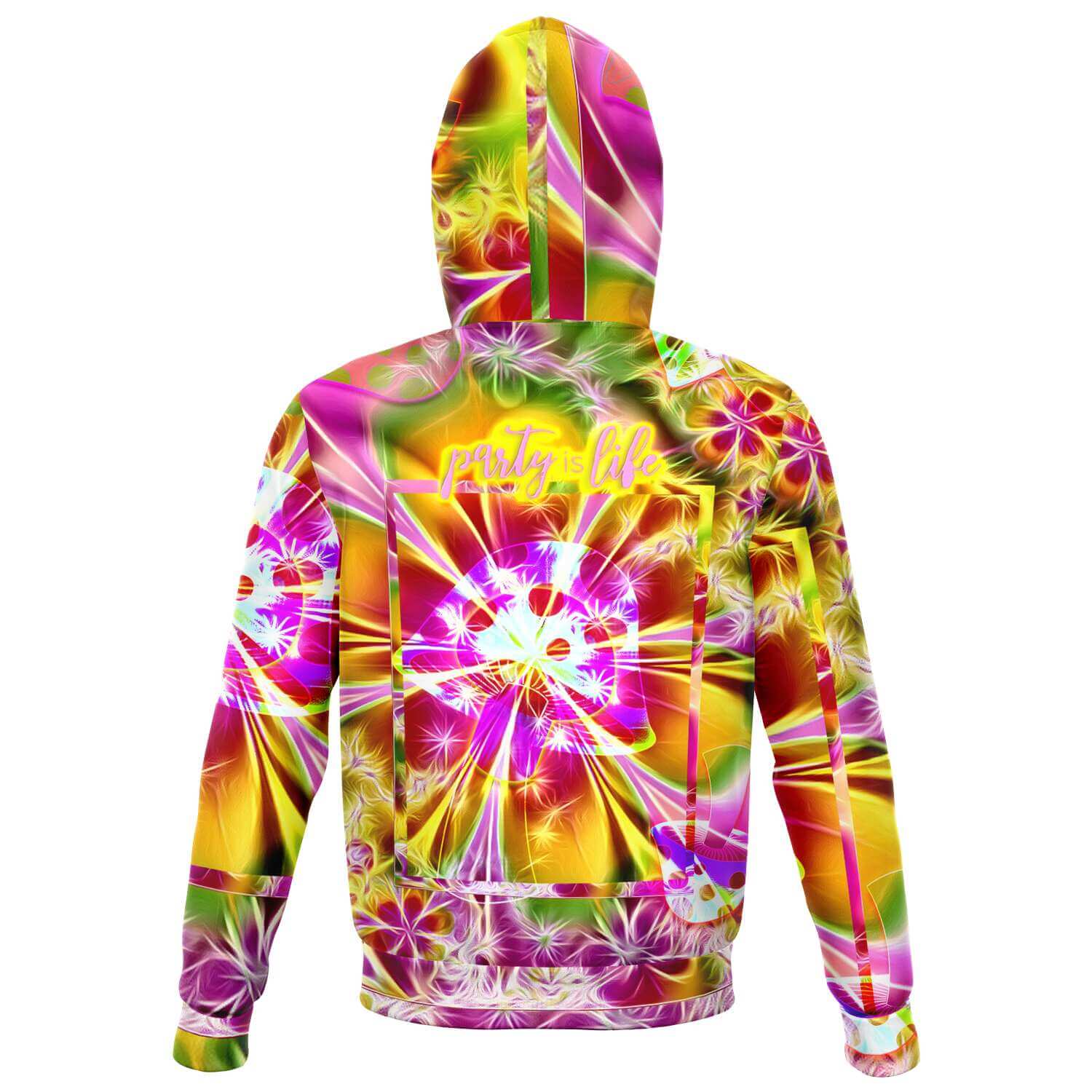 Mushroom Power Zip Hoodie-Hoodies