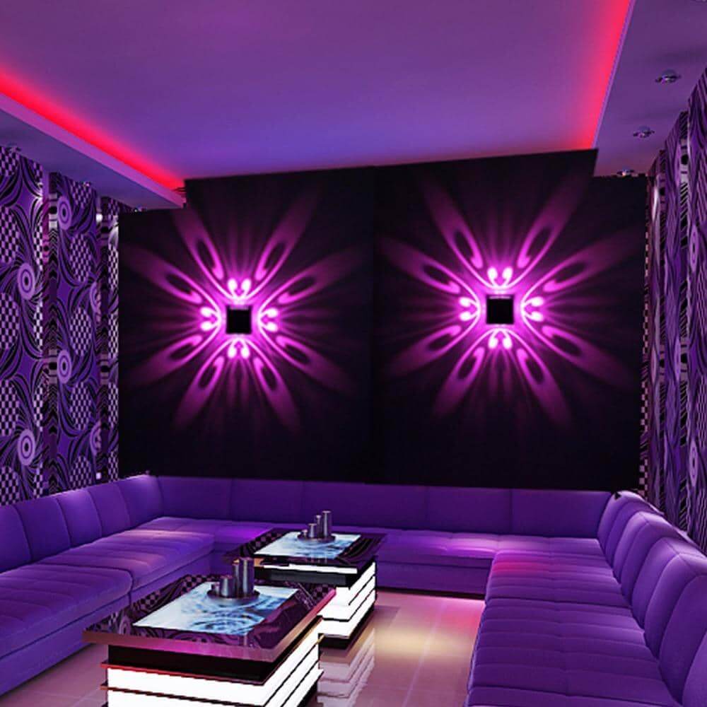 Wall Mounted LED Patterned Lamp-